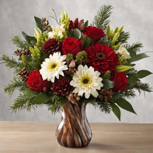 Cozy Fireside Blooms