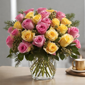 Radiant Joy Rose Bouquet